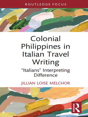 cover image of Colonial Philippines in Italian Travel Writing